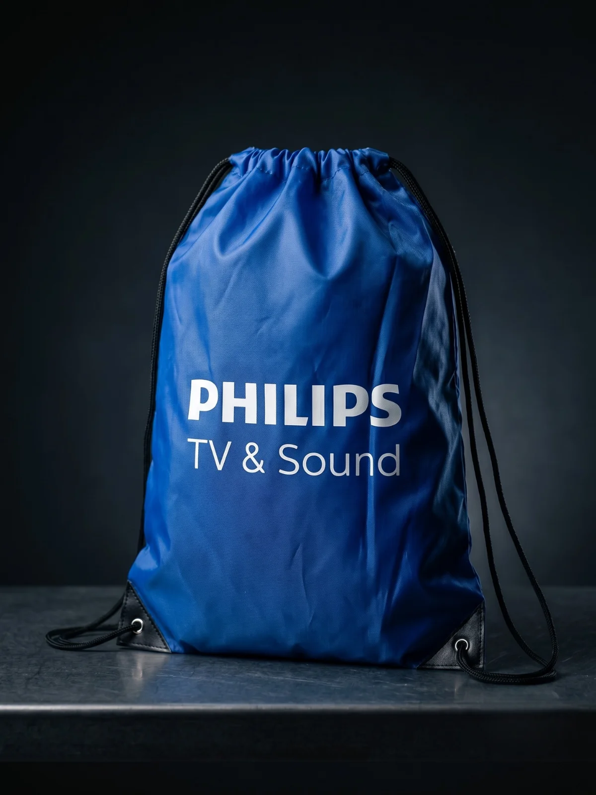 Mochila tipo bolsa azul de Philips TV & Sound