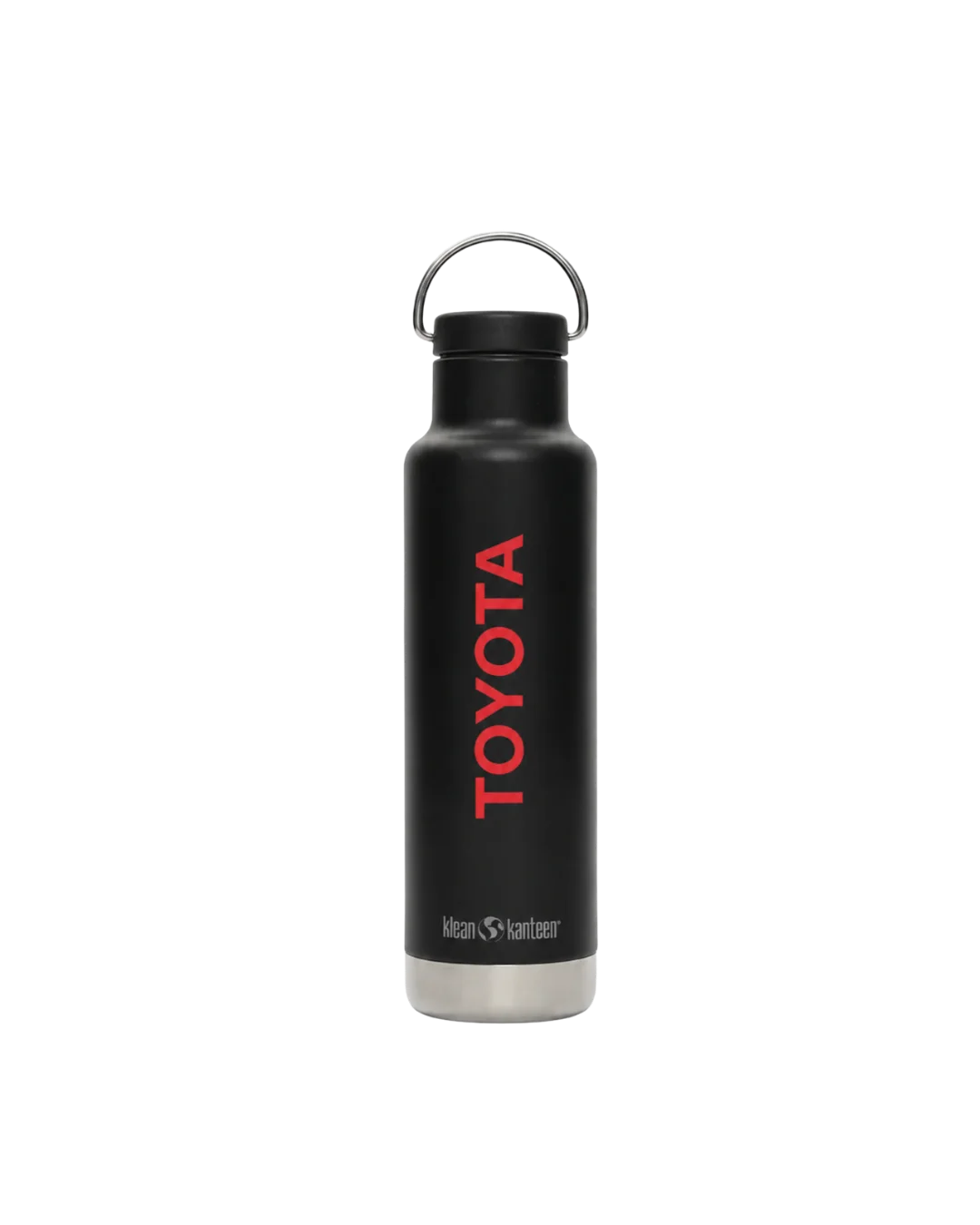Botella térmica negra personalizada con el logo de Toyota